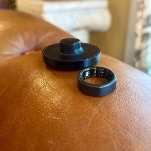 Oura Black Ring Wearable Technology